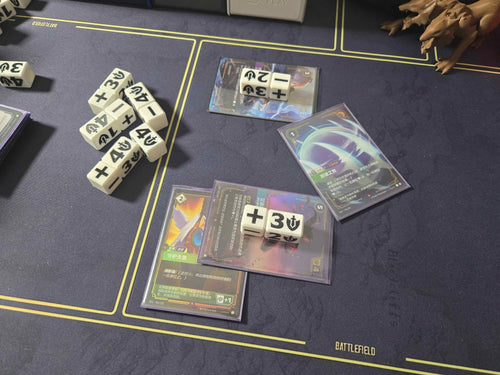 Sideways Spin Counters – Fast +/– Might Tracking for TCGs (Order of 3)