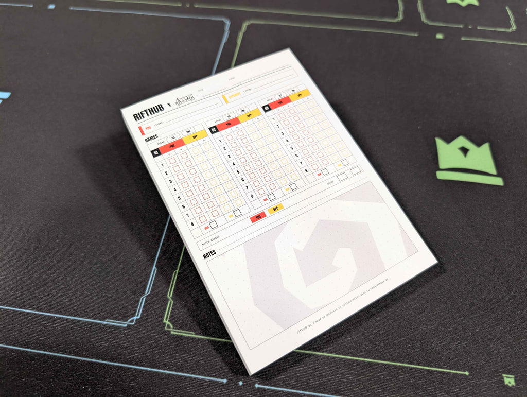 Rifthub x Turn 'em Sideways Score Pad