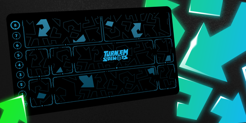 Turn'em Sideways Collectible Riftbound Playmat - Game Zones