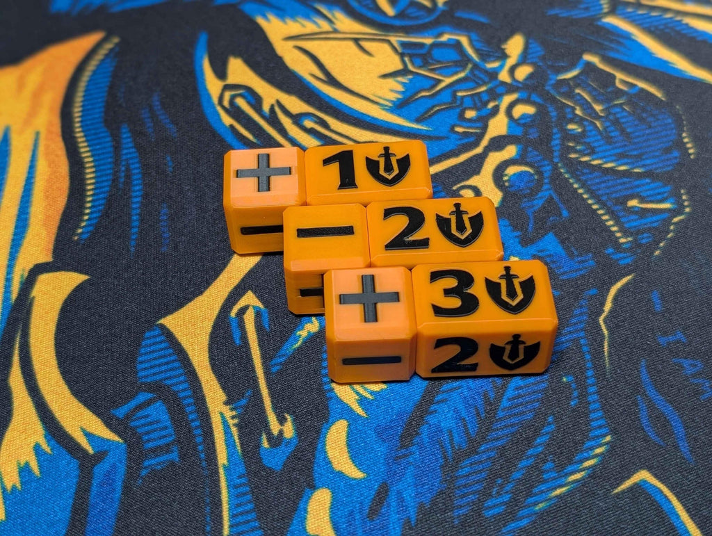 Sideways Spin Counters – Fast +|– Might Tracking For Tcgs (Order Of 3)